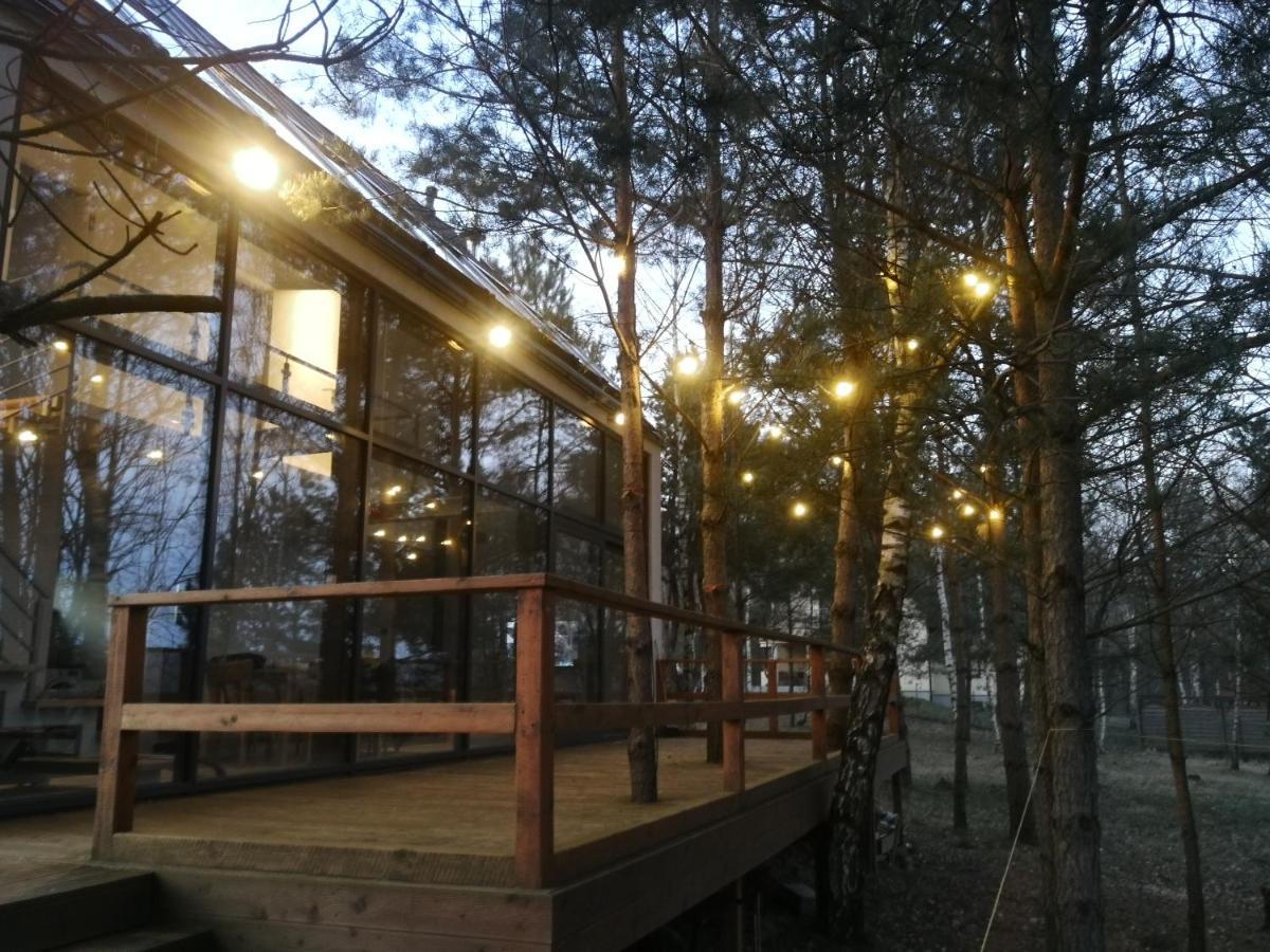 Luksusowy- Nowoczesny Dom W Lesie Kowalewo Exterior foto